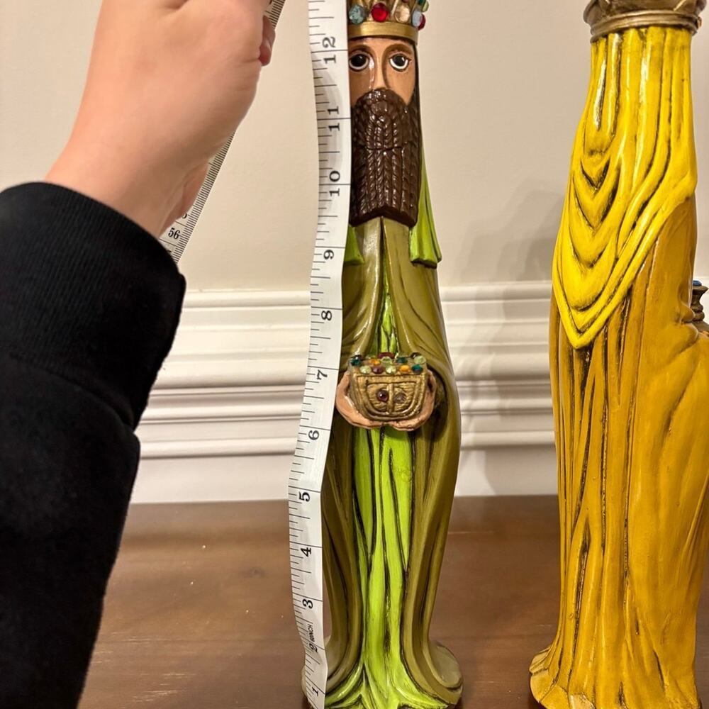 Vintage Wise Men Ceramic Figurines - Picture 9 of 12